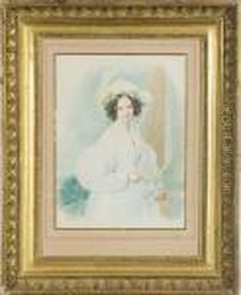 Ritratto Di Giovane Donna Oil Painting by Jean-Baptiste Isabey