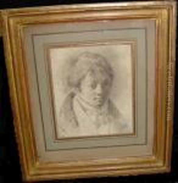 Portrait Of A Youing Man Oil Painting by Jean-Baptiste Isabey