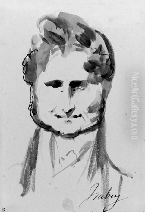 Caricature Of Xavier De Meistre Oil Painting by Jean-Baptiste Isabey