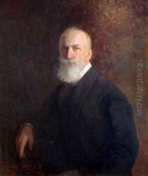 Self Portrait of Abdul Medjid II the Last Ottoman Caliph Oil Painting by Abdul Medjid II