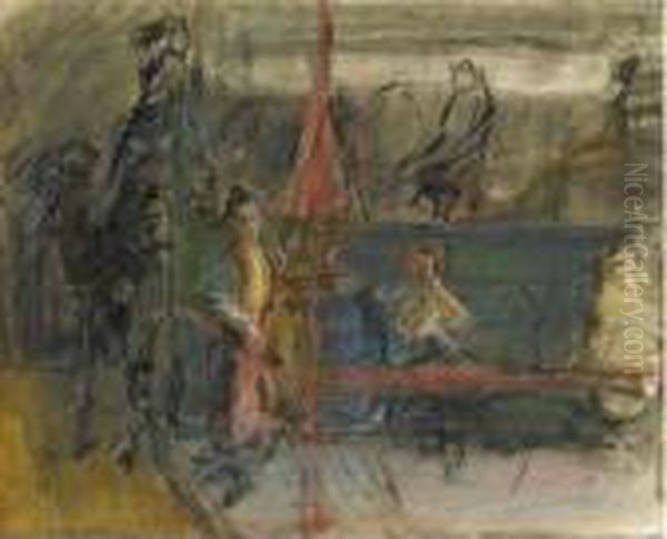 The Camel Market, Indonesia Oil Painting by Isaac Lazarus Israels