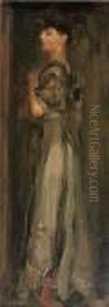 Preparing For A Night Out Oil Painting by Isaac Lazarus Israels