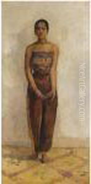 The Preparation For The Dance Oil Painting by Isaac Lazarus Israels