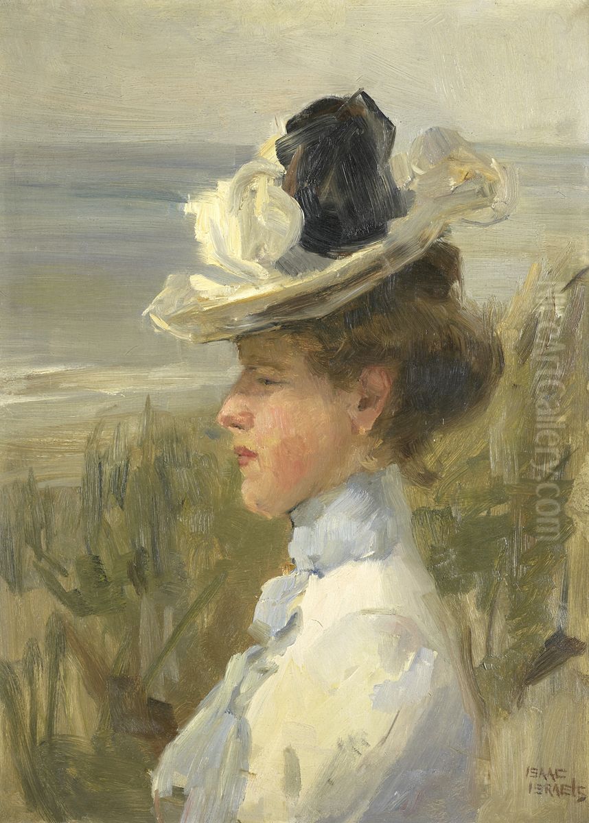 Young Woman Oil Painting by Isaac Lazarus Israels