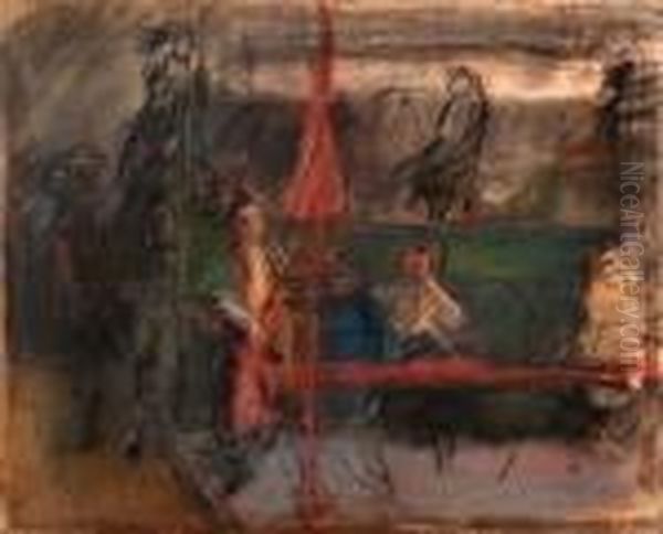 Etude D'orchestre Oil Painting by Isaac Lazarus Israels