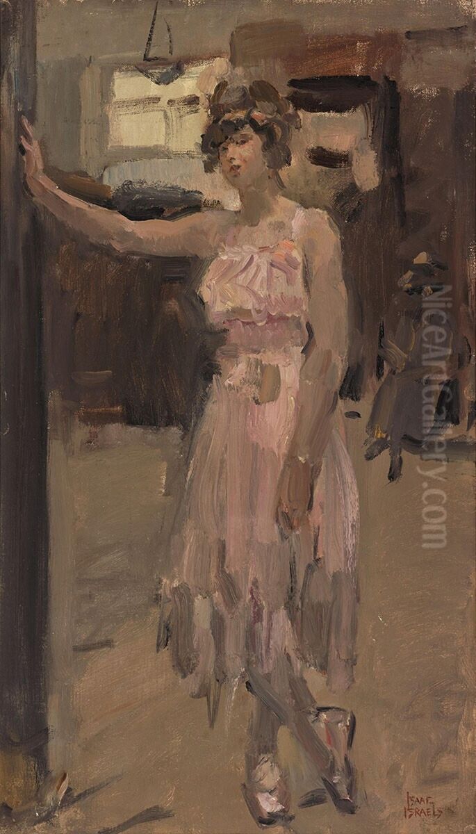 Dancer Oil Painting by Isaac Lazarus Israels