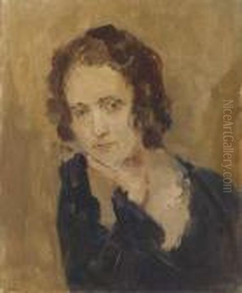 Portrait Of Laura Asselin Oil Painting by Isaac Lazarus Israels
