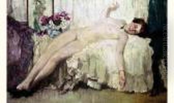 Ecole Hollandaise Oil Painting by Isaac Lazarus Israels