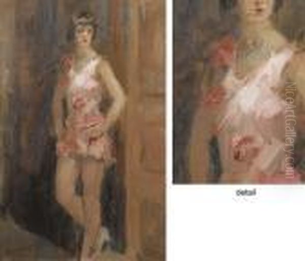Dancing Girl Oil Painting by Isaac Lazarus Israels