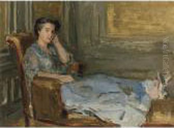 Memories Oil Painting by Isaac Lazarus Israels