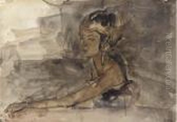 The Javanese Dancer Oil Painting by Isaac Lazarus Israels