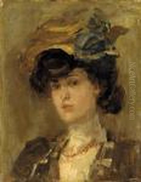 La Belle Parisienne Oil Painting by Isaac Lazarus Israels