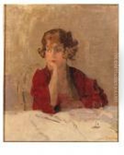 Le Dejeuner Oil Painting by Isaac Lazarus Israels