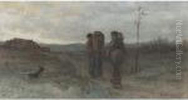 Property From A Private Collection
 

 
 
 

 
 Homewards Oil Painting by Jozef Israels