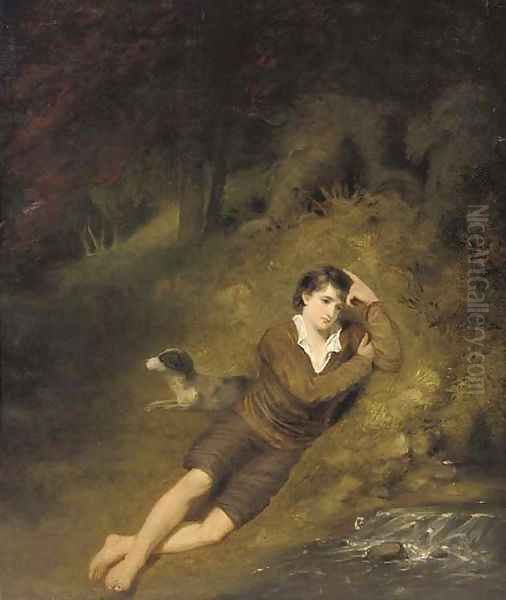 Daydreams Oil Painting by William Mulready