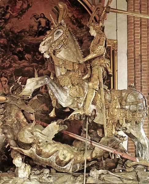 St George and the Dragon Oil Painting by Bernt Notke