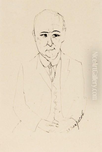 Autoportrait Oil Painting by Max Jacob