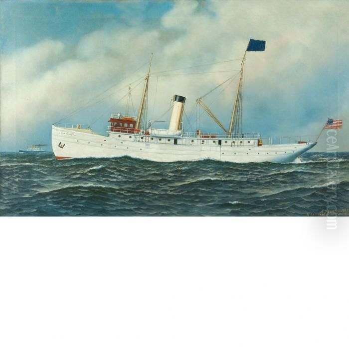 The New Jersey Oil Painting by Antonio Nicolo Gasparo Jacobsen