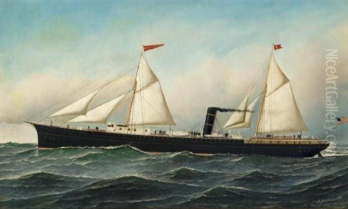 The 
 Knickerbocker Oil Painting by Antonio Nicolo Gasparo Jacobsen