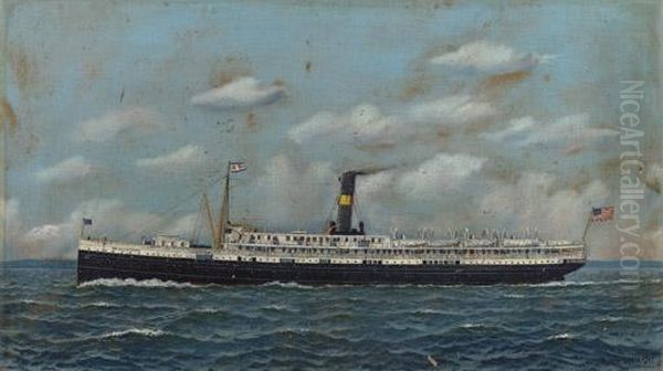 Antonio Nicolo Gasparo Jacobsen 
 The 
Princess Anne Oil Painting by Antonio Nicolo Gasparo Jacobsen