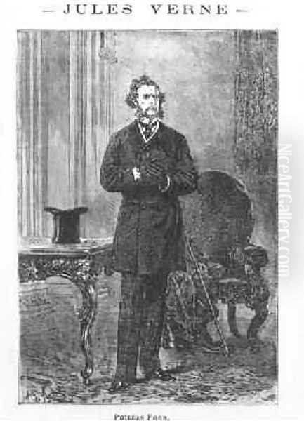 Portrait of Phileas Fogg Oil Painting by Alphonse Marie de Neuville