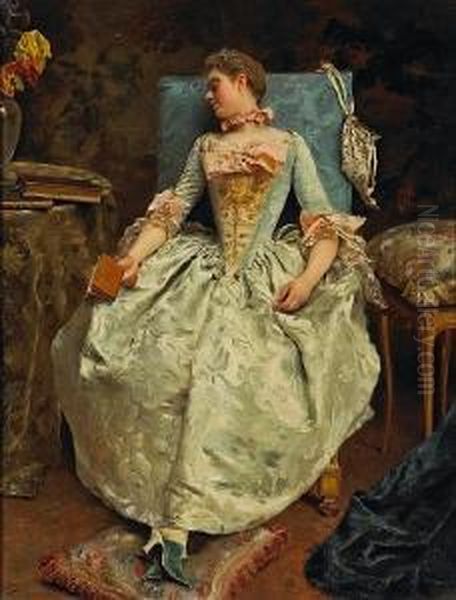 Le R ve Oil Painting by Jacquet Gustave