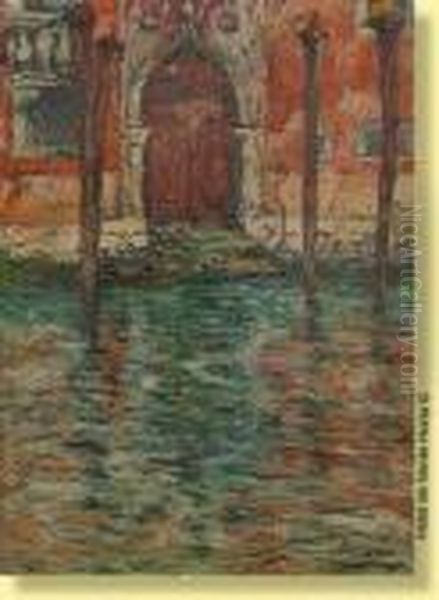 Porte Du Palais Des Doges A Venise Oil Painting by Armand Jamar
