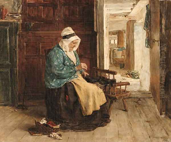 Untitled Oil Painting by John Watson Nicol