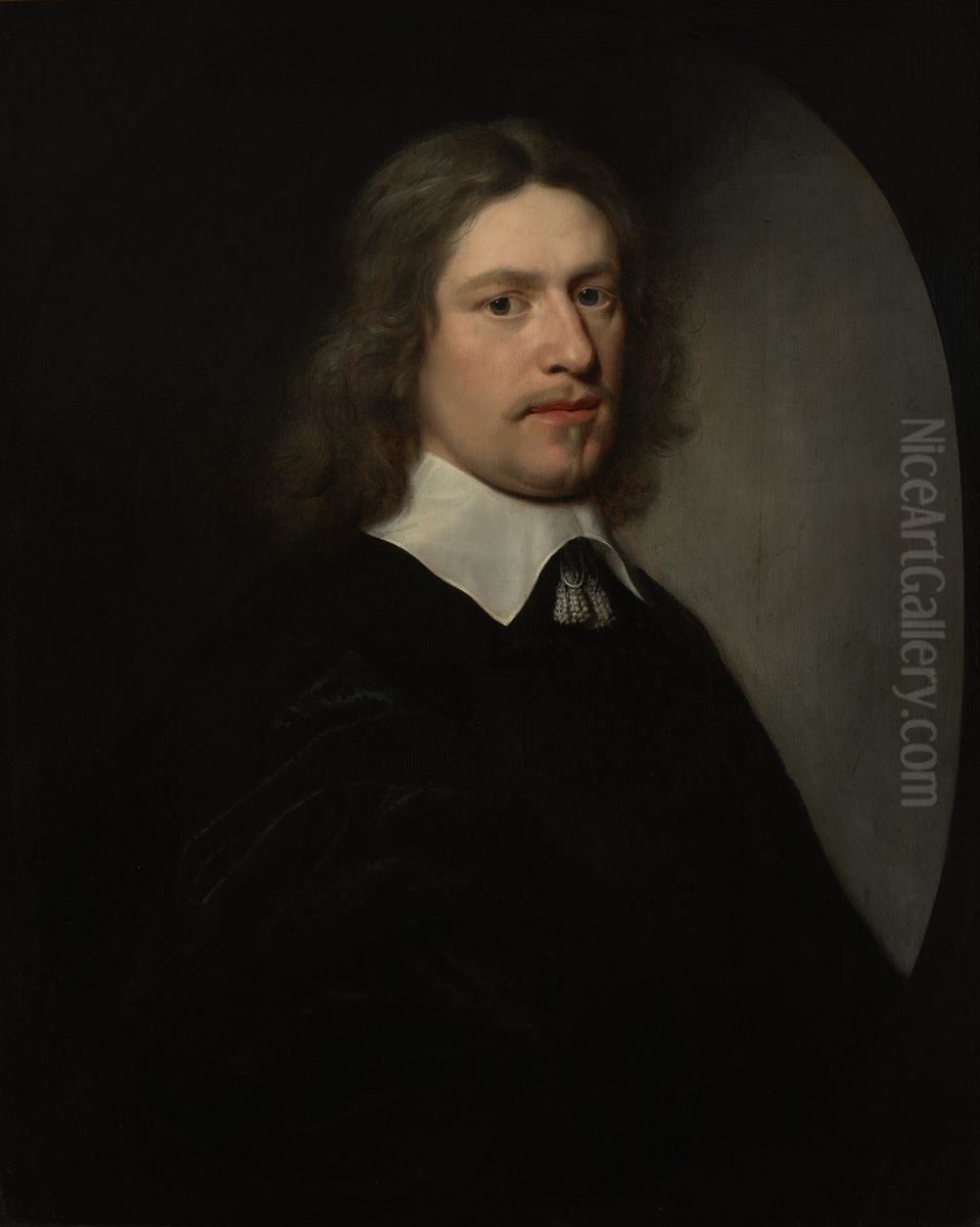 Portrait of a man Oil Painting by Pieter Nason