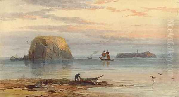 An evening calm Oil Painting by J. Needham