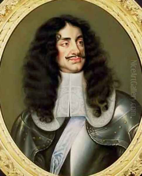 Portrait of Charles II 1630-85 Oil Painting by Pieter Nason