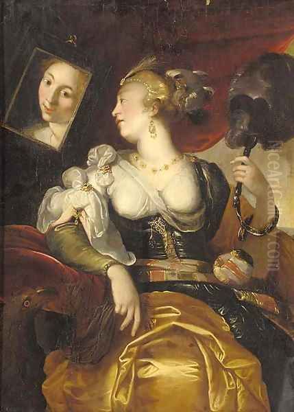 Allegory of Vanity Oil Painting by Abraham Janssens