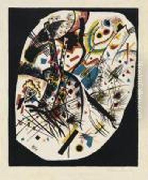 Kleine Welten Iii 
Color Lithograph On Cream Wove Paper, 1922 
. Oil Painting by Wassily Kandinsky