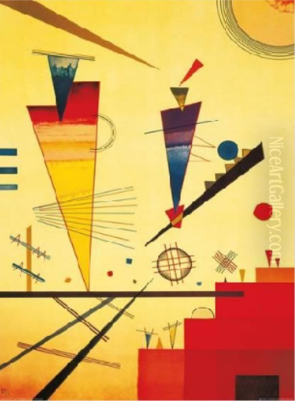 Structure Joyeuse (merry Structure) Oil Painting by Wassily Kandinsky