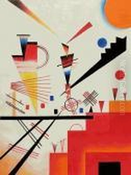 Structure Joyeuse (merry Structure) Oil Painting by Wassily Kandinsky