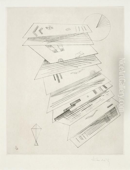 Untitled Oil Painting by Wassily Kandinsky