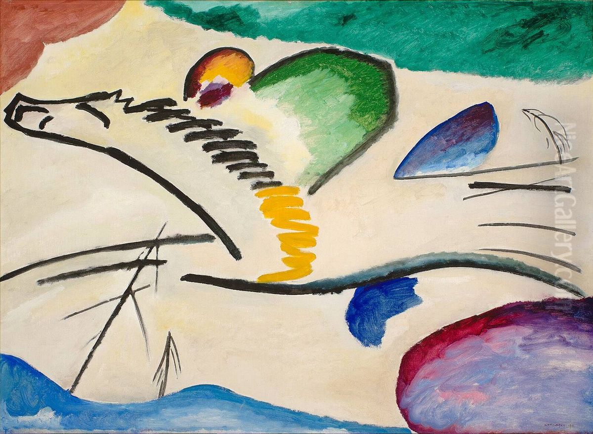 Lyrisches Oil Painting by Wassily Kandinsky