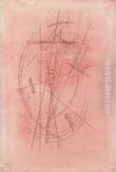 Zeichnung In Rosa (dessin En Rose) Oil Painting by Wassily Kandinsky