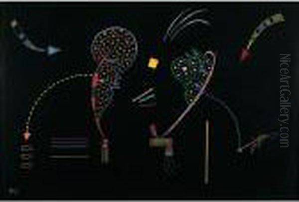 Deux Cotes Oil Painting by Wassily Kandinsky