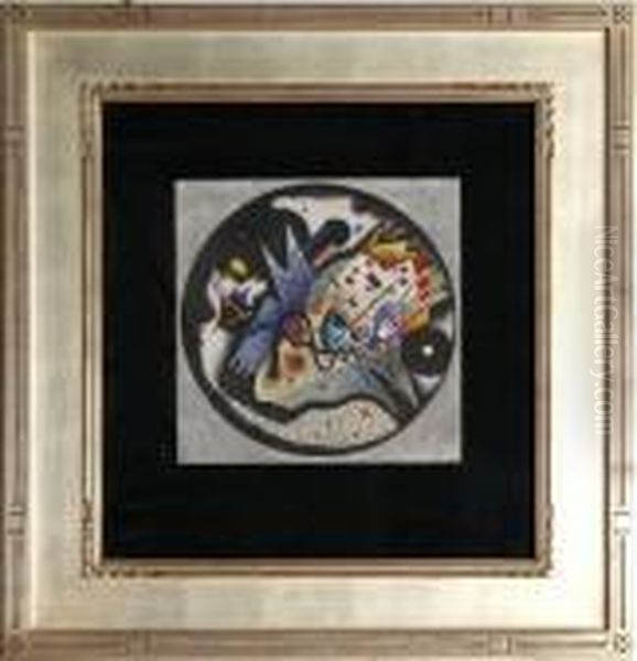 From Derriere Le Mirroir (1) Oil Painting by Wassily Kandinsky