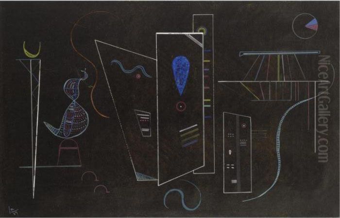 Oui Oil Painting by Wassily Kandinsky