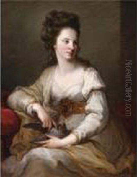 Various Properties
 

 
 
 

 
 Portrait Of Mary Nollekens (1743-1817) In The Guise Of Innocence Oil Painting by Angelica Kauffmann