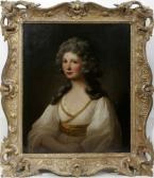 Mrs. Douglas Campbell Oil Painting by Angelica Kauffmann
