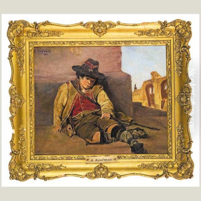 Chico Mendigo Oil Painting by Adolf Kaufmann
