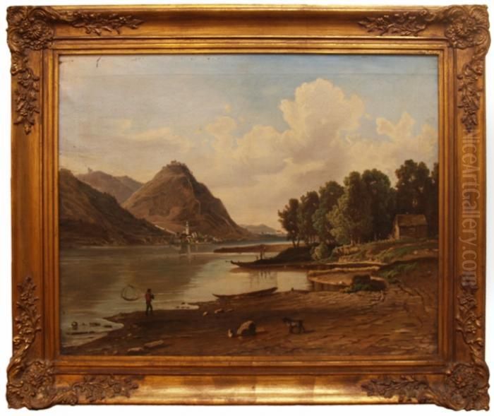 Zivot U
Reky Oil Painting by Adolf Kaufmann