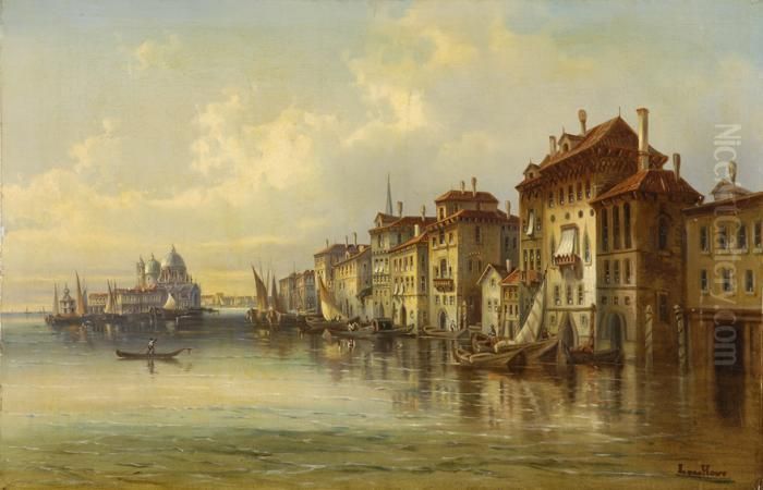 Ansicht Von Venedig. Oil Painting by Karl Kaufmann