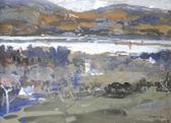 Cairndow, Loch Fyne Oil Painting by James Kay