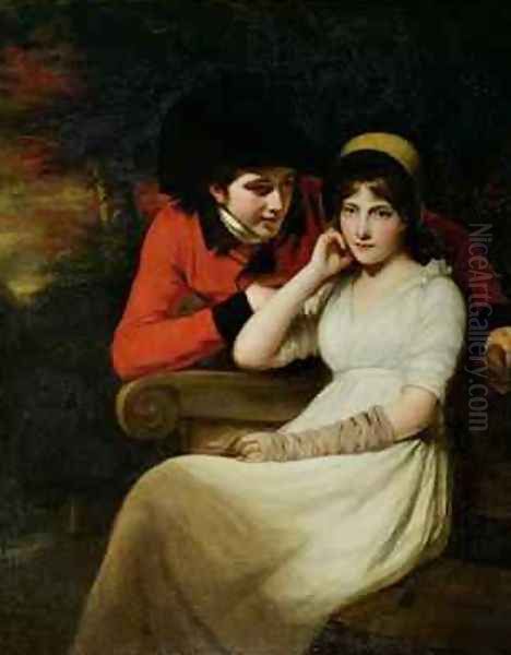 Courtship in the Park 1797 Oil Painting by John Opie