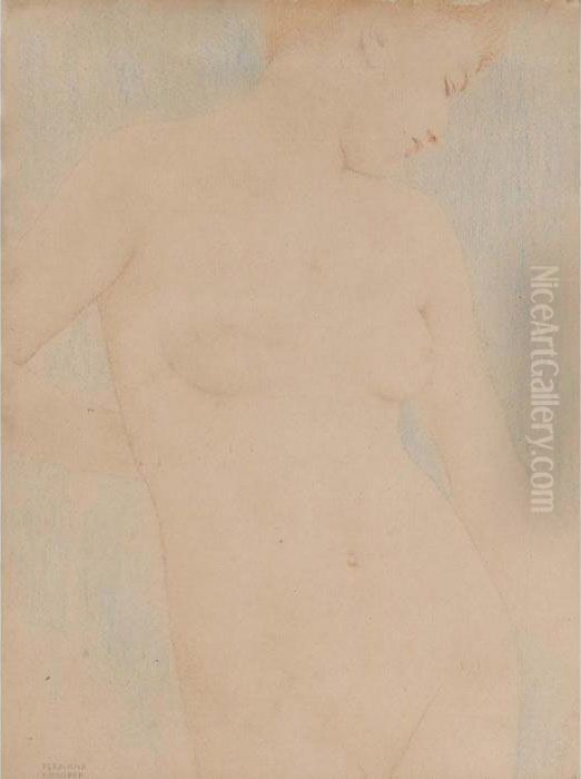 - Oil Painting by Fernand Khnopff