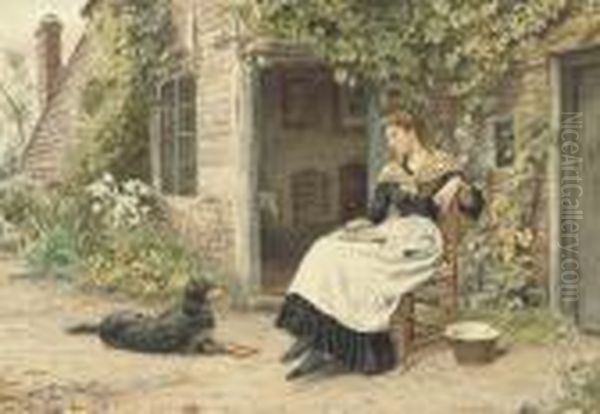 Expectation Oil Painting by George Goodwin Kilburne